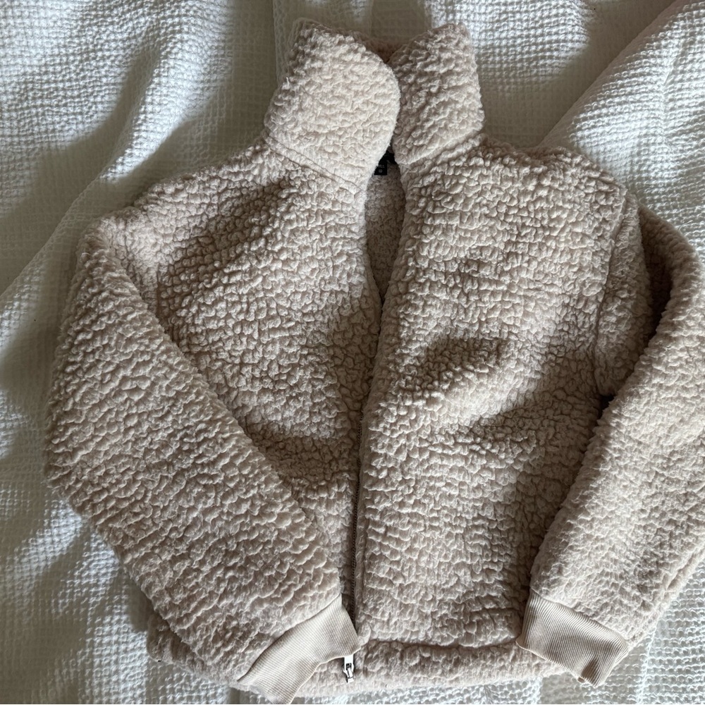 Express sherpa fleece jacket